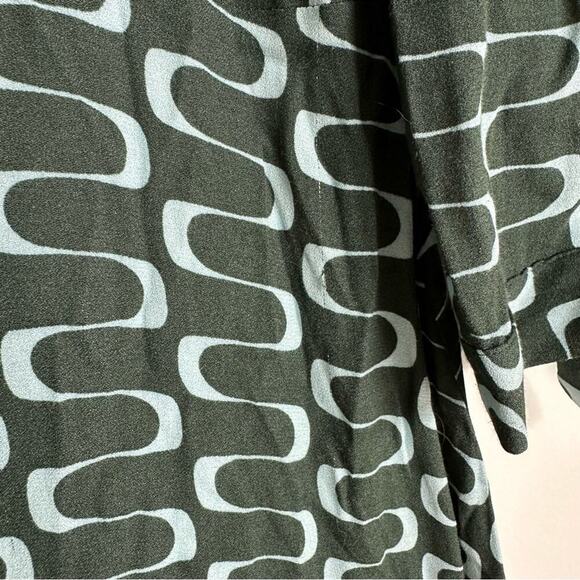 Reformation Port Green Retro Dress - Picture 5 of 9